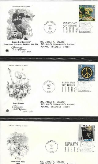 Usa 1999 First Day Cover,  Celebrate The Century,  1960 