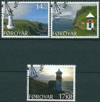 Faroe Islands 2014 - Fyrtårne På Færøerne - Complete Set - Cancelled