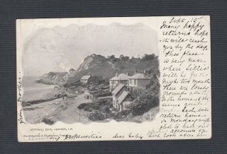Uk 1905 Steephill Cove Ventnor Isle Of Wight Postcard To Mexico