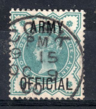 Gb In Ireland = Postmark - Qv Era,  `cork` 1900 Single Ring.  Army Official.