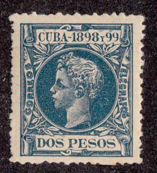 Spain Caribbean Island Colony 175 2p King 1898 Cv $35