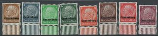 German Occupation Luxemburg 2 Sets 1940,  32 Stamps,  All Never Hinged