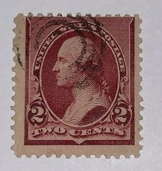 Travelstamps: 1890 US Stamps Scott 219D Banknote 2 Cent NG 3