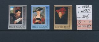 Lk83637 Belgium 1996 Art Paintings Fine Lot Imperf Mnh Cv 30 Eur