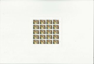 Us Stamps Sheet/postage Sct 4477 Christmas Angel W.  Lute Mnh F - Vf Og Fv$8.  80