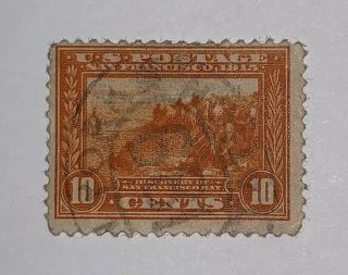 Travelstamps: 1913 US Stamps Scott 400A 10c Panama - Pacific No Gum 2