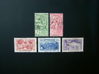 Switzerland Stamps 1900 - 1914 Years Set,  Scott 98,  99,  182 - 184.