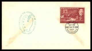 Mayfairstamps Philippines 1957 Centenary Of Juan Luna Art First Day Cover Wwb945
