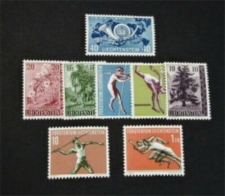 Nystamps Liechtenstein Stamp 237//314 Og H/nh $30