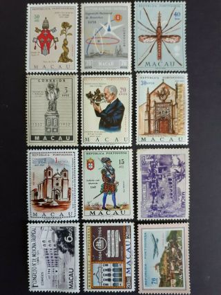 Portugal/macau/china 2 Mlh & Most Mnh Stamps As Per Photo Cv $135.  00