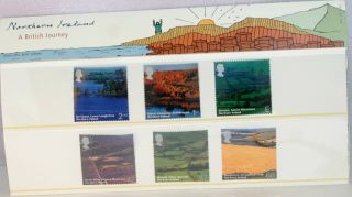 G.  B Presentation Pack Stamps N.  Ireland British Journey 2004
