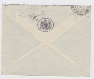 Scarce British Forces Prevesa Epirus Greece FPO 782 1948 Cover to S.  Africa 3