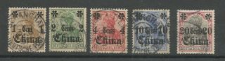 Germany Colony 1905 Po In China 29/33 Most With Tientsin Or Shanghai Cancels