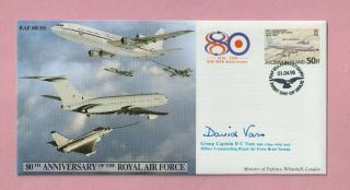 G.  B.  Cover 1998,  80th Anniversary Of The Royal Air Force,  Signed David Vass