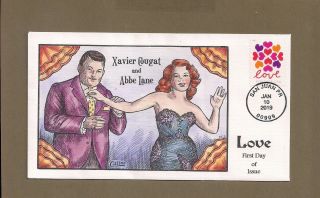 Collins H/p Love - Xavier Cougat And Abbe Lane First Day Cover
