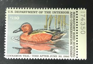 Rw52 Federal Duck Stamp Never Hinged With Gum