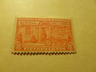 -,  United States Scott E16,  The 15¢ Orange Motorcycle Special Delivery
