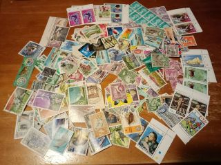 Mixture Of Stamps From British Commonwealth.