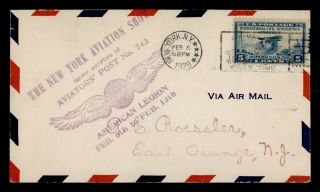 Dr Who 1929 York Aviation Show American Legion Air Mail C120041