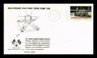 Us Cover Nasa Goddard Space Flight Center Stamp Club Uk - 4 Satellite