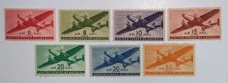 Travelstamps: 1941 - 44 Us Stamps Scott S C25 - C31 Transport Issue,  Mhn/mh