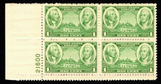 Oas - Cny 5675 U.  S.  785 1936 1¢ Washington & Green Army And Navy