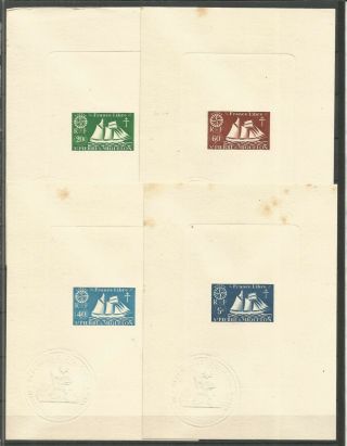 France,  Set Of Four Proofs (2)