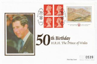 (26205) Gb Mercury Fdc Prince Of Wales Paintings Booklet The Mall London 1999