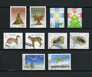 Lithuania - - 5 Complete Sets Of Commemoratives From 2001 - 03
