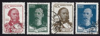 Ussr 1939 Set Of Stamps Zagor 609 - 612 Cv=7$