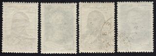USSR 1939 set of stamps Zagor 609 - 612 CV=7$ 2