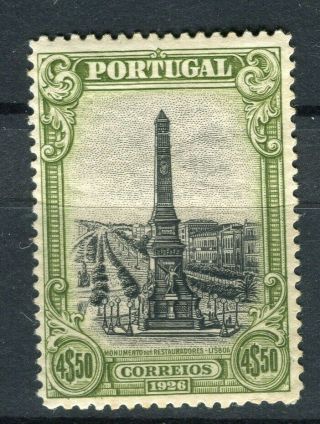 Portugal; 1926 Early Pictorial Issue Fine Hinged 4.  50e.  Value