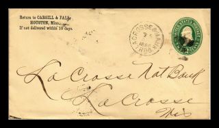 Dr Jim Stamps Us Lacrosse And Mank Rpo Railroad Post Office Cover