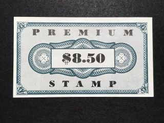 Gandg Us Poster Stamp $8.  50 Premium Stamp