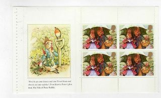 Gb 1993: Dx15 – Beatrix Potter Prestige Booklet — Mnh,  Pane 1