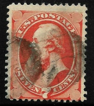 Sc 149 Stanton 7 Cent Fancy Cancel 1870 - 1875 Banknote Us Stamps 77c73