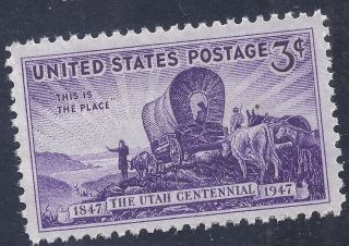 U S Stamp 1947 Centennial Utah 3 Cent Stamp Mnh Stamp