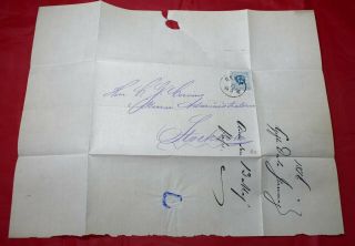 Mayfairstamps Sweden 1876 Gefle To Stockholmf Folded Cover Wwb89927