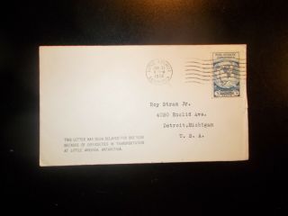 Little America Antarctica 1/31/1934 - Mail Delayed 1 Year From Byrd Expedition
