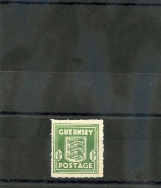 Guernsey Sc N1 (mi 1fg) F - Vf Nh 1941 1/2d Dark Yellow Green $27