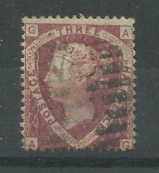 1870 Sg 51/2,  11/2d Rose Red (ag) Plate 3,  Fine.