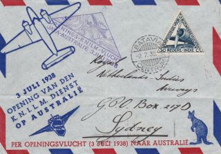 Cover First Flight Nederlands Indie Knilm Vlucht Java Australie 1938