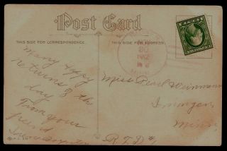 U.  S.  Postal History: D.  P.  O.  1912 Imogen,  Martin County (1901 - 1913) Mn Postcard