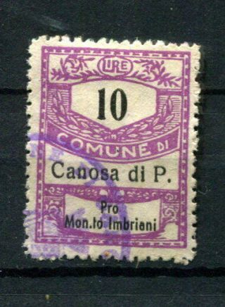 Italy Municipal Revenue Canosa Di Puglia 14 Canosa Di Puglia 14 10 I2066