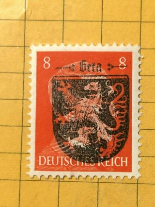 Germany (gera) 1945 Post Wwii - Local Issue 8 Rpf.  Mnh /s2