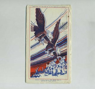 1944 Wwii Us Patriotic Propaganda Cover Envelope Eagles You Asked For It Wz8076