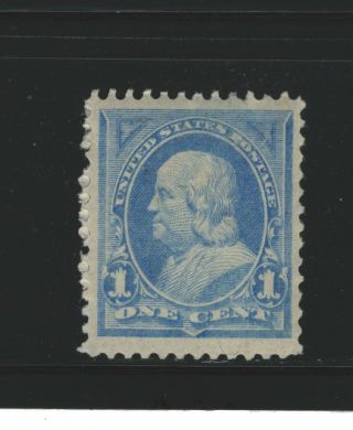 1 Cent Benjamin Franklin Sc 246 M.  H.  O.  G Ultramarine 1894 (lot - K535)