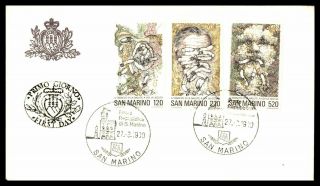 Mayfairstamps San Marino 1980 Tobacco First Day Cover Wwb85475