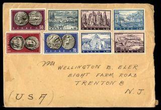 Mayfairstamps Greece To Us Trenton Nj Cover Wwb85007
