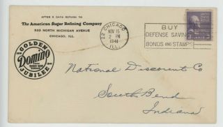 Mr Fancy Cancel American Sugar Refining Co Chicago Ill 1941 Cvr 1749